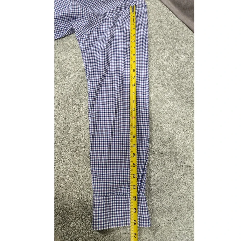 Polo Ralph Lauren Purple Gingham Check Long Sleeve Button Down Shirt Men's XL
